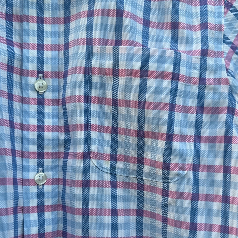 Class Club Boys Multicolor Plaid Button Down Shirt - Picture 3 of 8